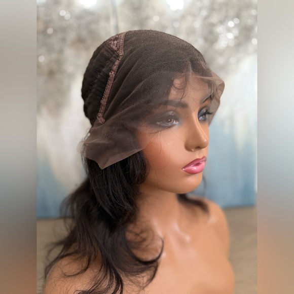 Luxurious HUMAN HAIR 13x6 lace, frontal body, Wave Wig virgin Remi Indian hair - Picture 6 of 10